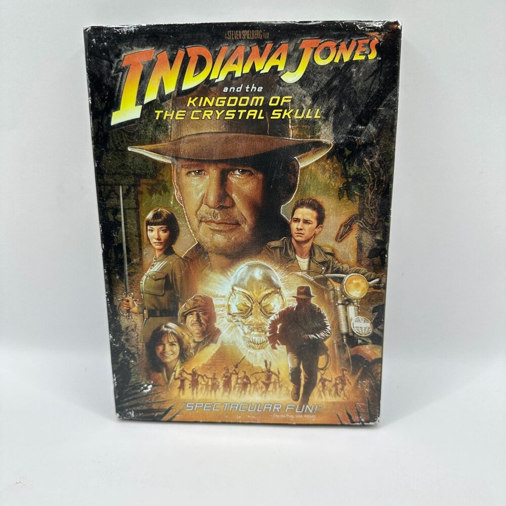 Indiana Jones And The Kingdom Of The Crystal Skull DVD 2008 PG-13 Harrison Ford